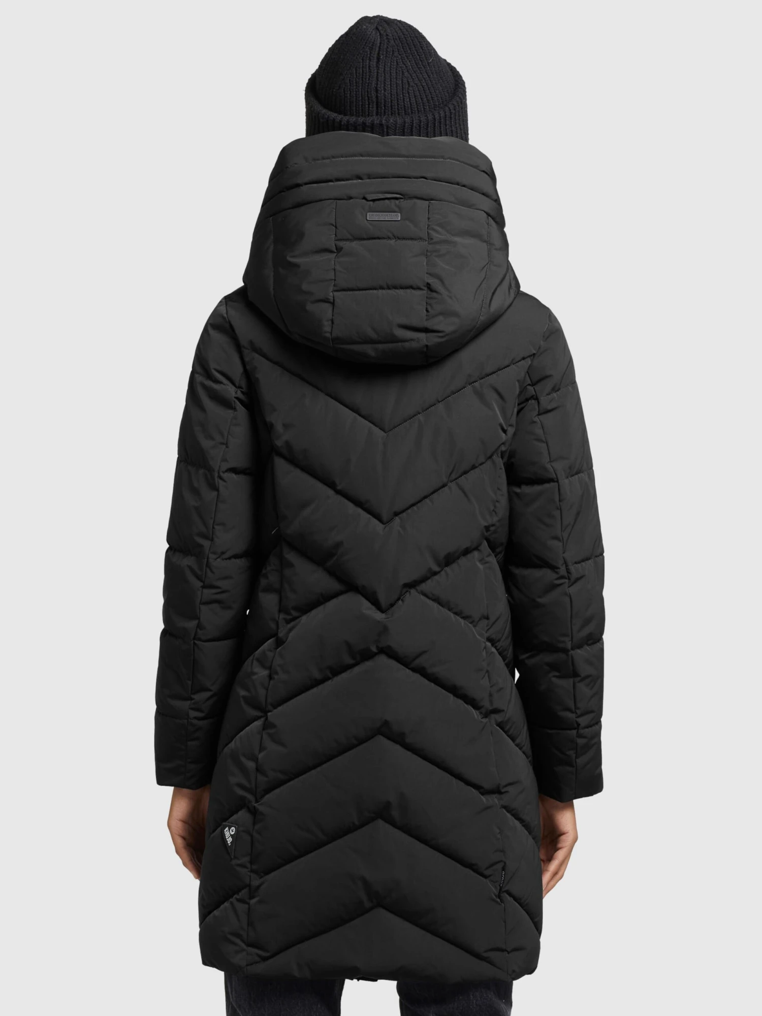 Khujo Wintermantels Wintermantel Formin Dames Zwart 4 Khujo Wintermantels Wintermantel Formin Dames Zwart - Afbeelding 4