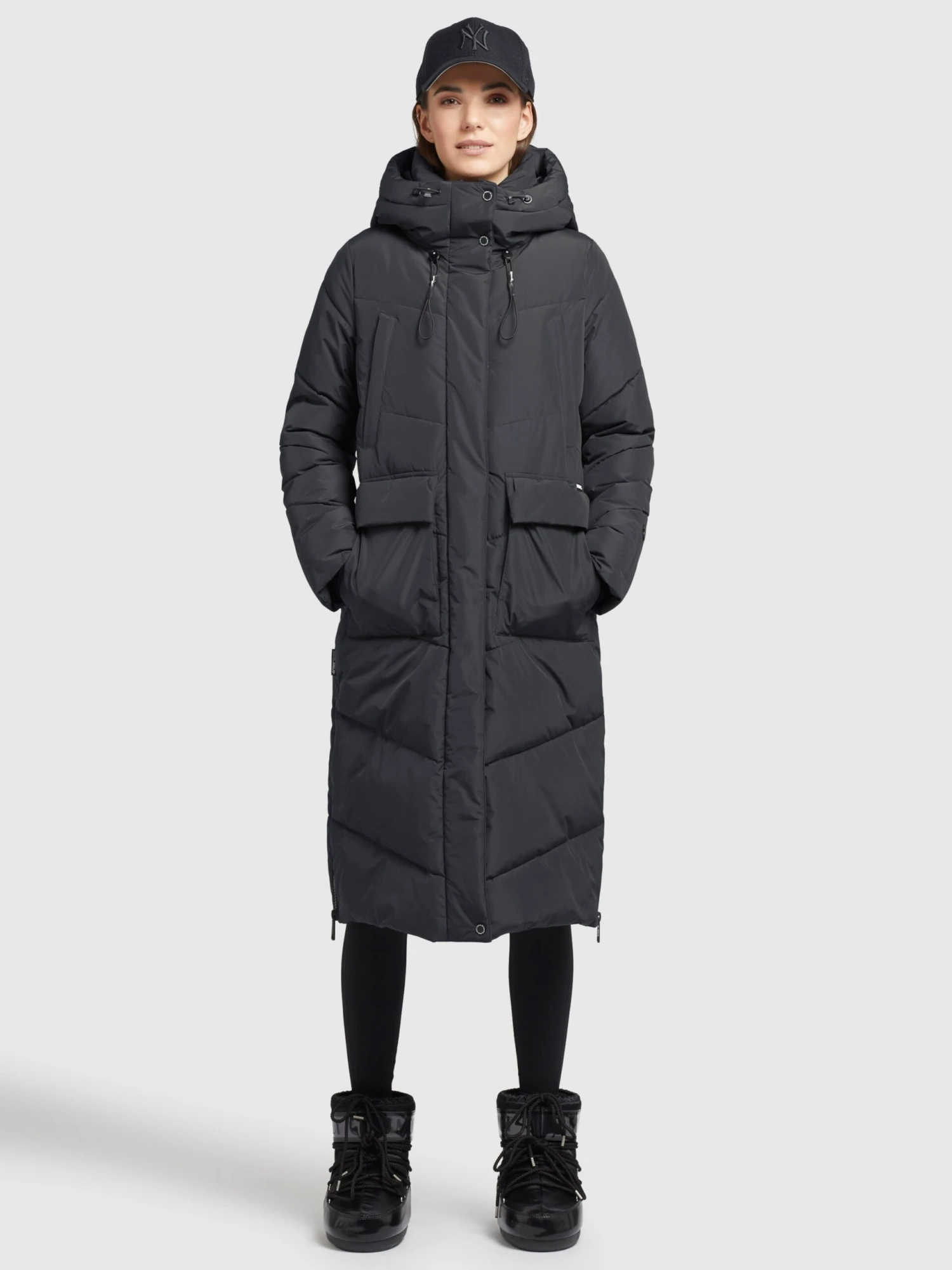 Khujo Wintermantels Wintermantel Elvita Dames Donkerblauw 2 Khujo Wintermantels Wintermantel Elvita Dames Donkerblauw - Afbeelding 2