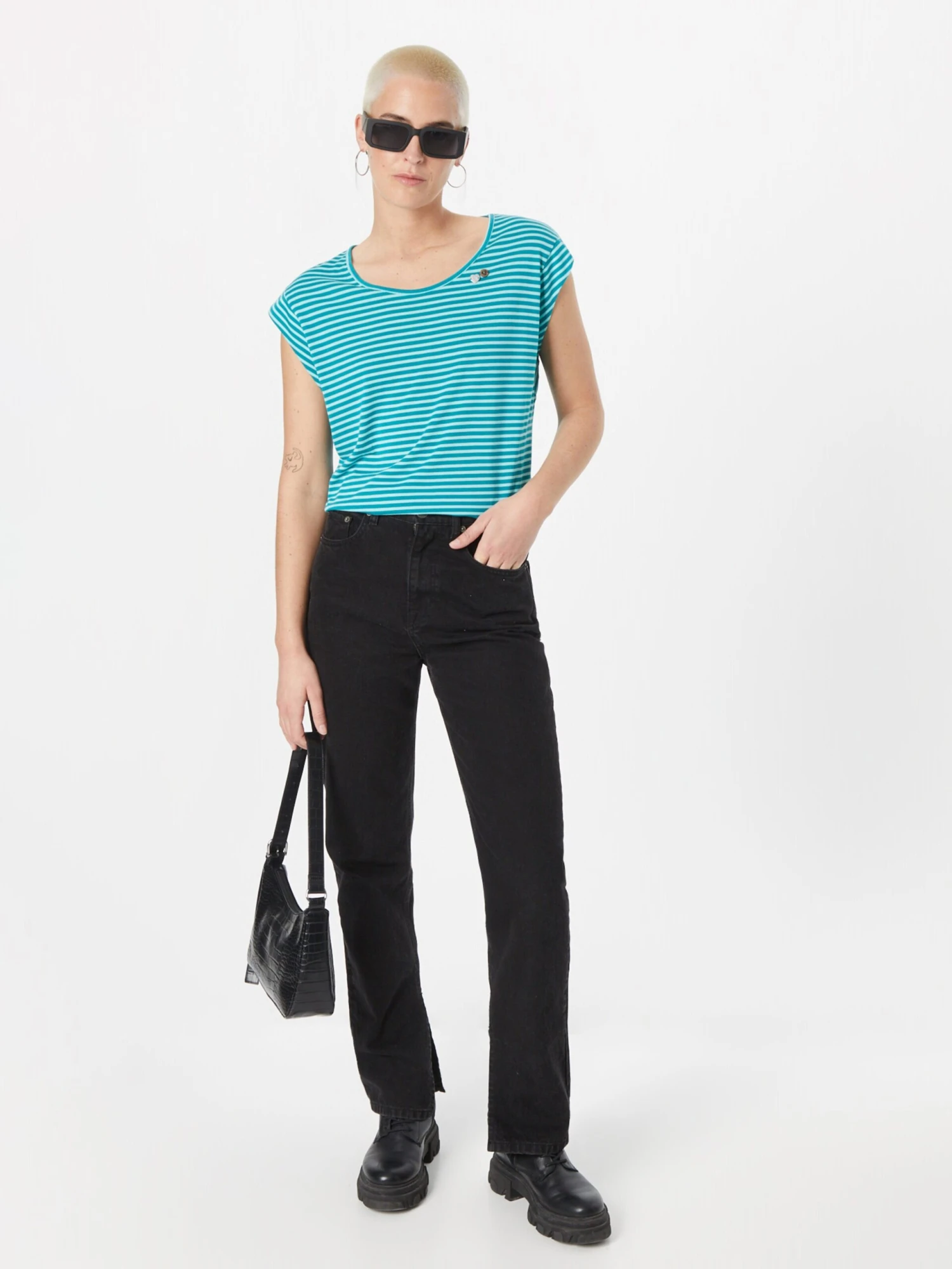 Ragwear T-shirts Shirt TULSA Dames Lichtblauw 5 Ragwear T-shirts Shirt TULSA Dames Lichtblauw - Afbeelding 5