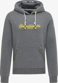 Schmuddelwedda Hoodies Sweatshirt Amrum Heren Grijs Gemêleerd