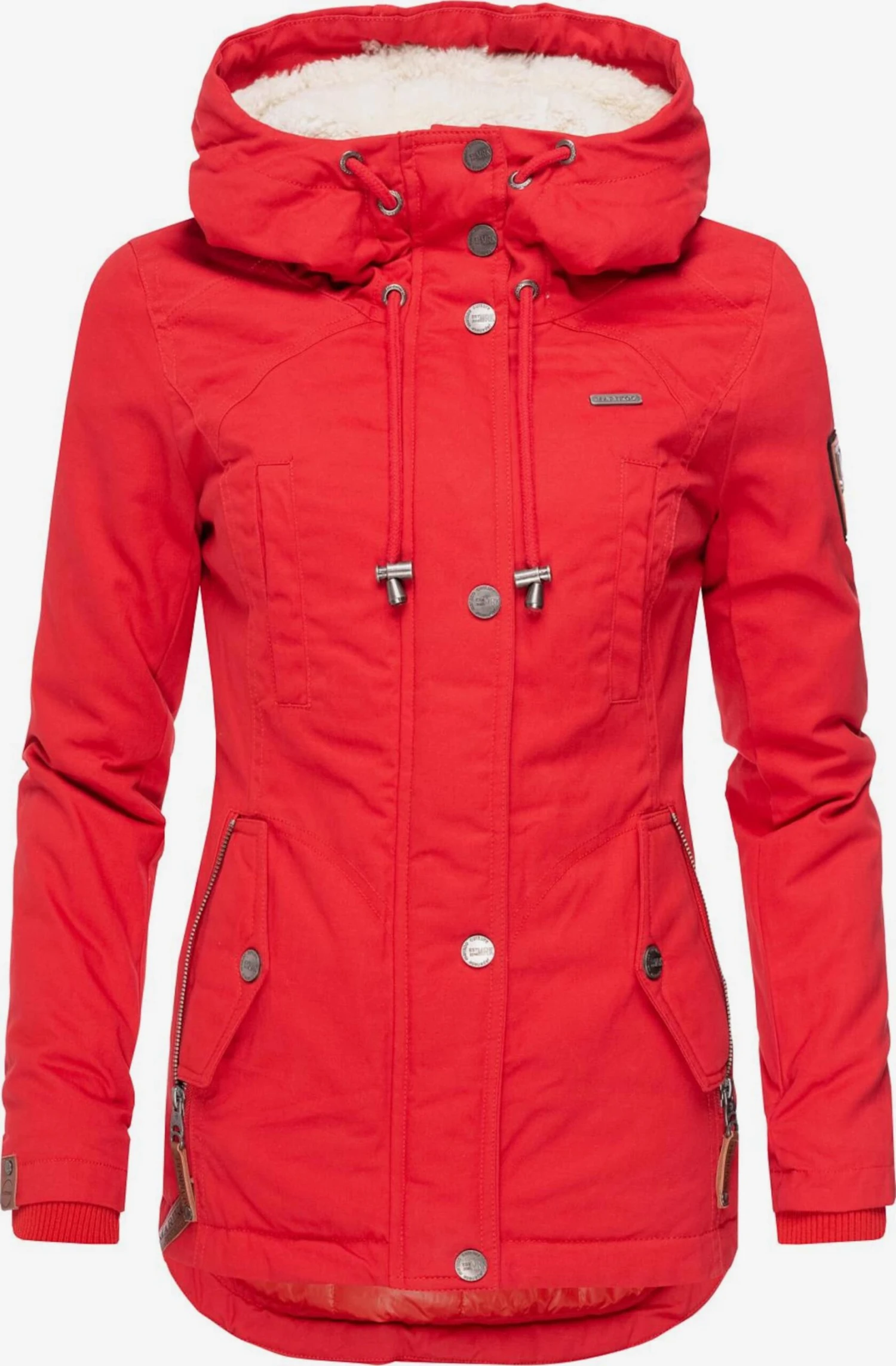 Marikoo Winterjassen Winterjas Bikoo Dames Rood 1 Marikoo Winterjassen Winterjas Bikoo Dames Rood