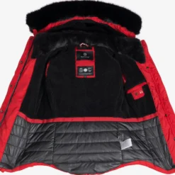 Marikoo Winterjassen Winterjas Lotusblüte Dames Rood -Kleding Verkoop Winkel 9177dda02fdec04ab9395bf80406fca4