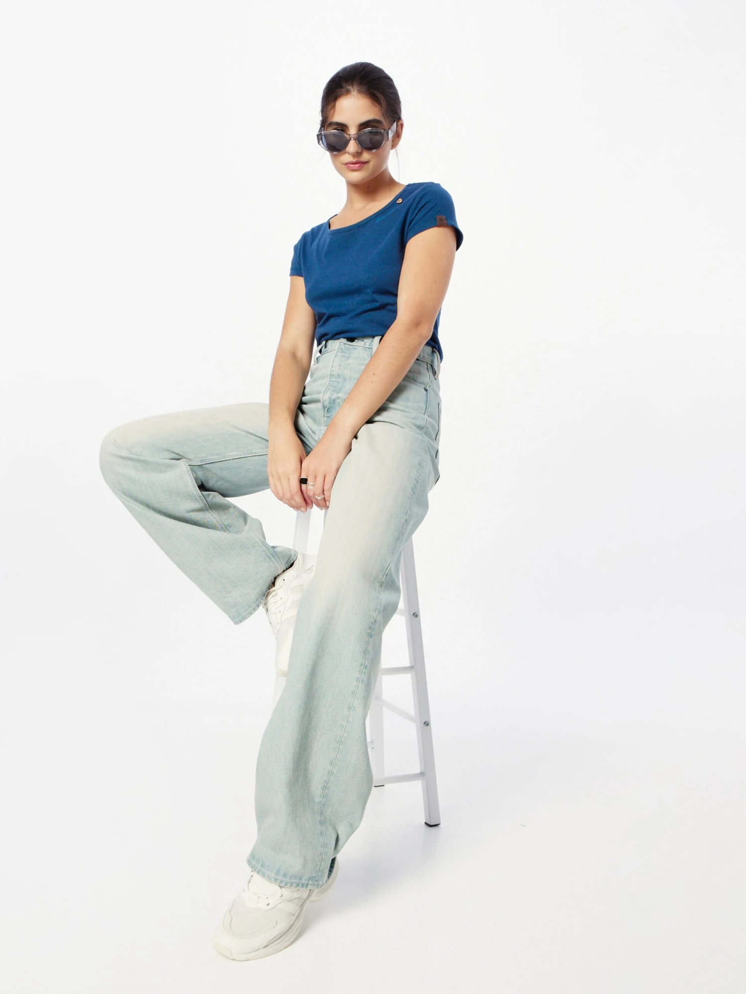 Ragwear T-shirts Shirt MINTT Dames Blauw / Aqua 5 Ragwear T-shirts Shirt MINTT Dames Blauw / Aqua - Afbeelding 5