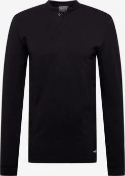 DRYKORN Longsleeves Shirt KENO Heren Zwart