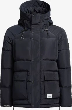 Khujo Winterjassen Winterjas Jedi Heren Donkerblauw