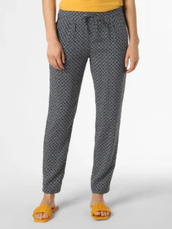 Marie Lund Bandplooibroeken Regular Bandplooibroek Dames Indigo