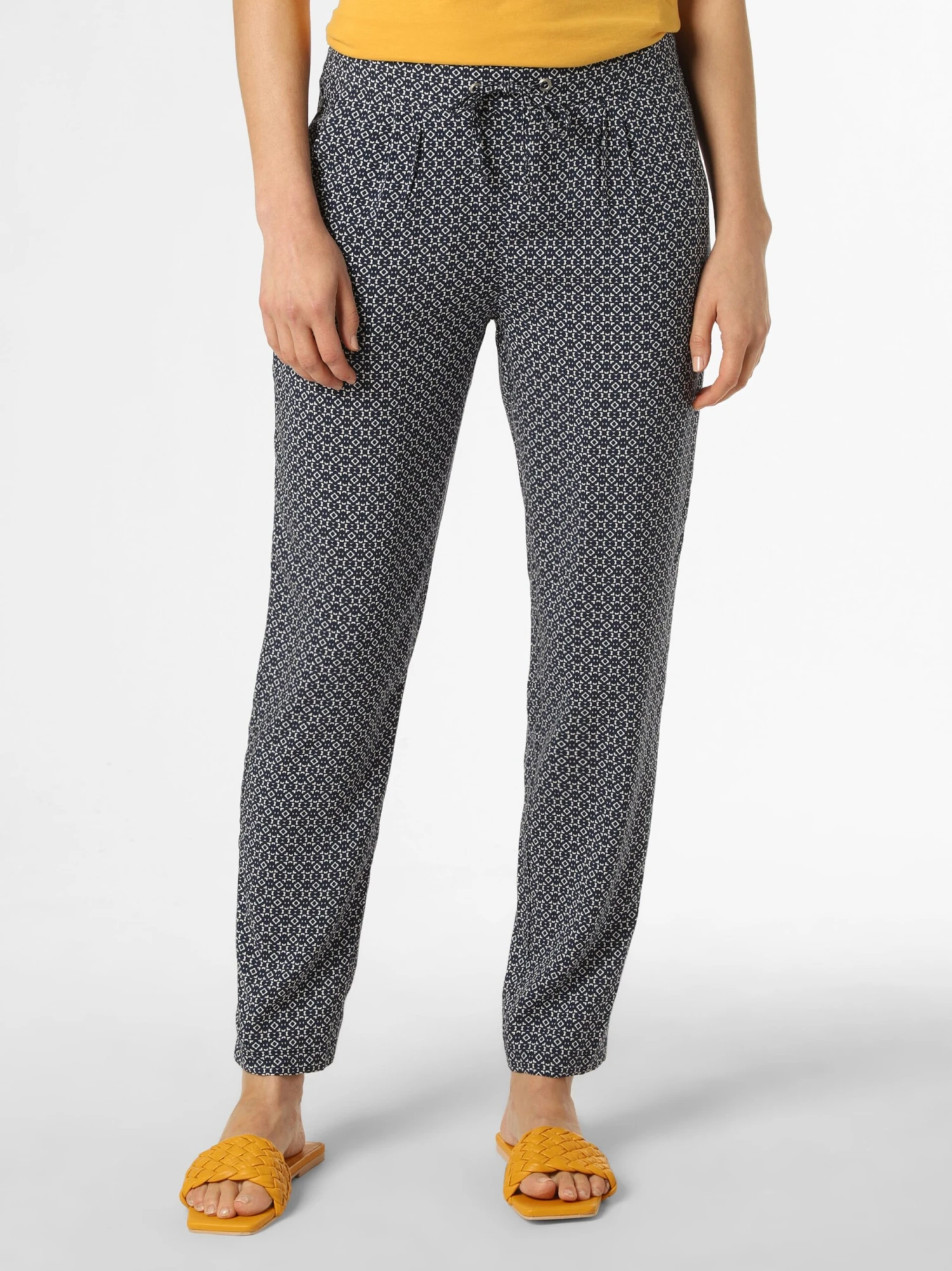 Marie Lund Bandplooibroeken Regular Bandplooibroek Dames Indigo 1 Marie Lund Bandplooibroeken Regular Bandplooibroek Dames Indigo