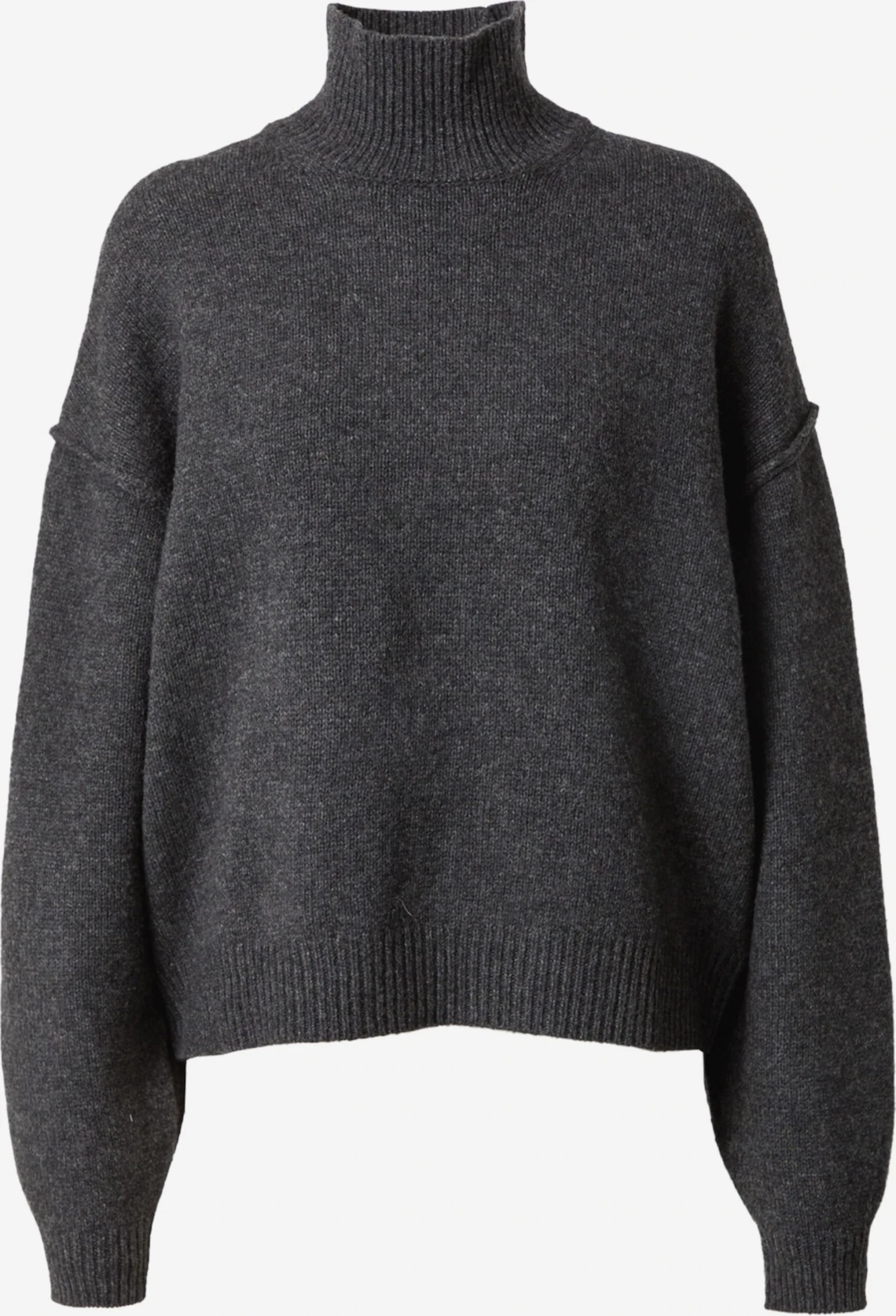 WEEKDAY Basic Truien Trui Norah Dames Donkergrijs 1 WEEKDAY Basic Truien Trui Norah Dames Donkergrijs