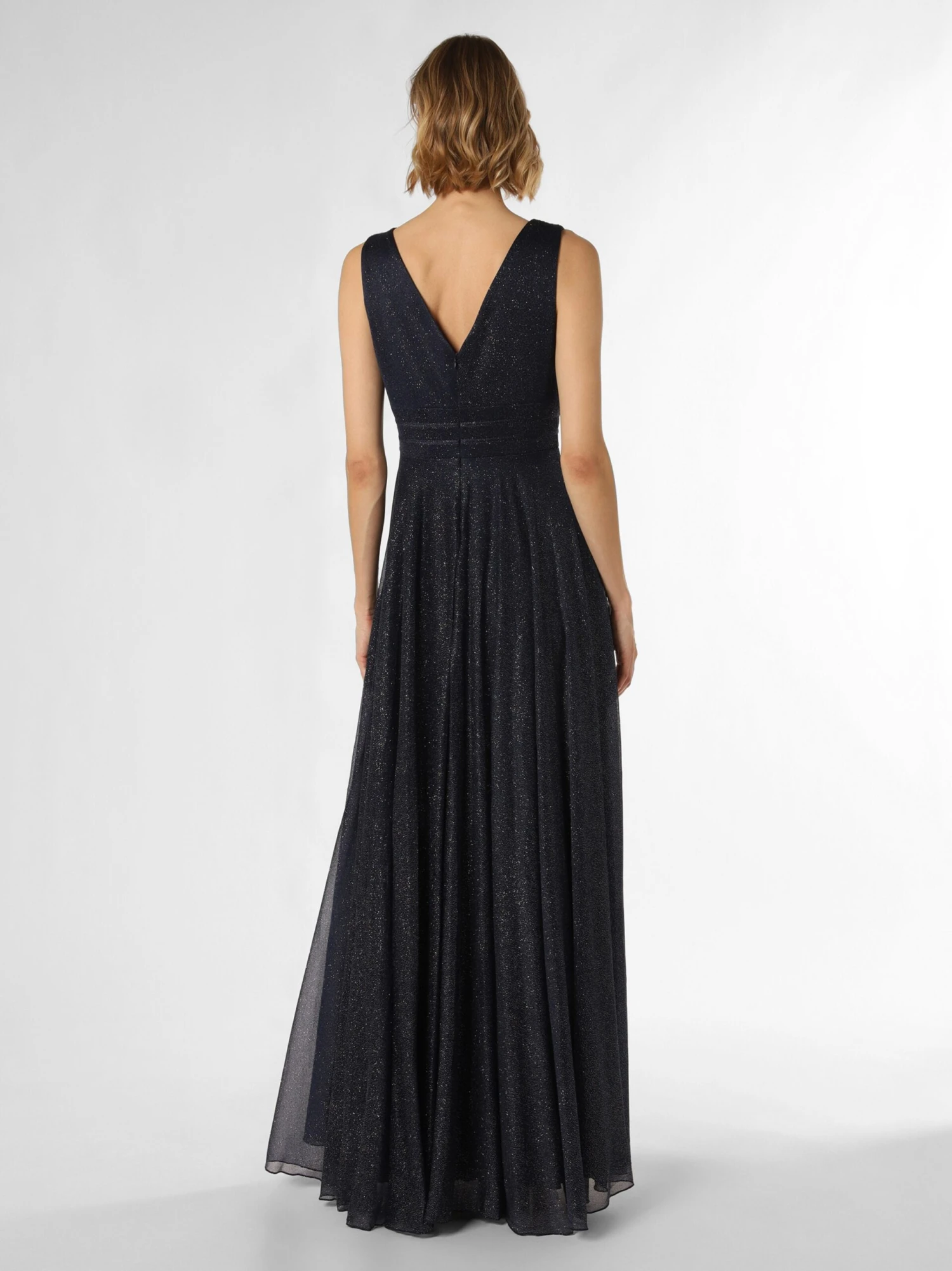 Marie Lund Avondjurken Avondjurk Dames Nachtblauw 2 Marie Lund Avondjurken Avondjurk Dames Nachtblauw - Afbeelding 2