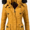 Marikoo Winterjassen Winterjas Vanilla Dames Geel