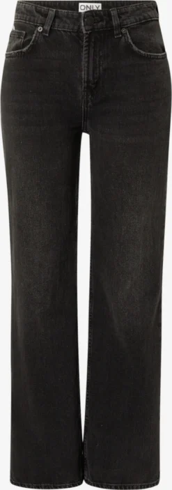 ONLY Wide Leg Wide Leg Jeans CAMILLE Dames Zwart