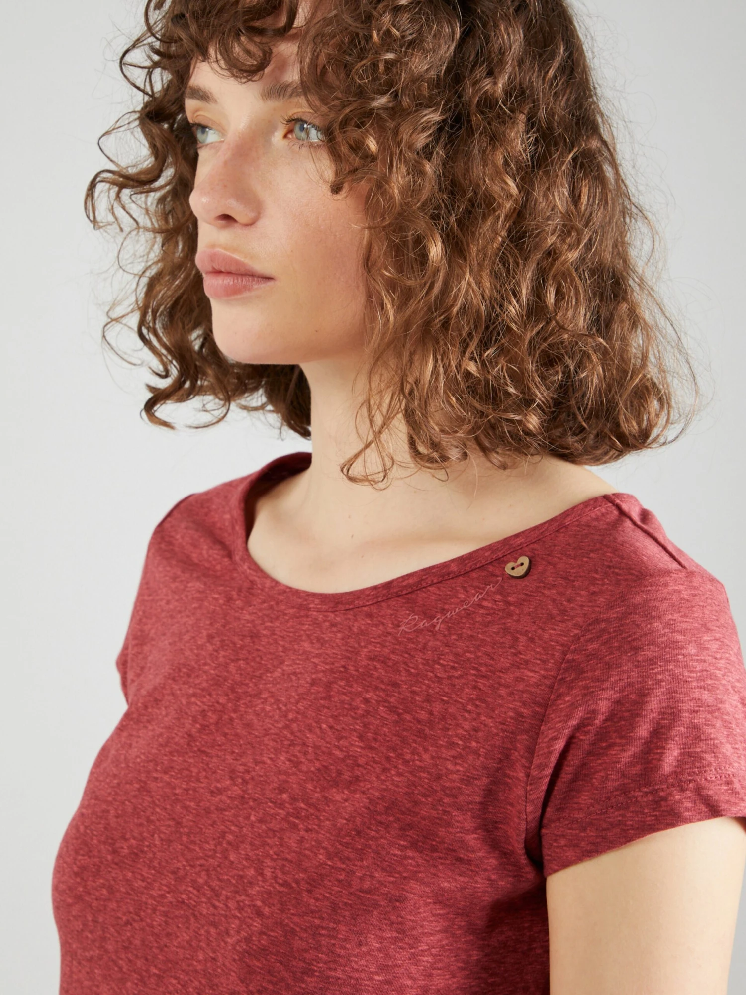 Ragwear T-shirts Shirt MINTT Dames Framboos 2 Ragwear T-shirts Shirt MINTT Dames Framboos - Afbeelding 2