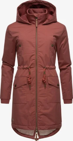 Ragwear Parkas Winterparka Crescend Dames Roestbruin