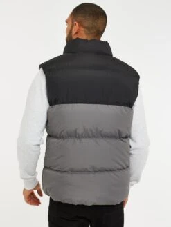Threadbare Bodywarmers Bodywarmer Gilet Lethame Heren Zwart -Kleding Verkoop Winkel ba379fc27daf05e6f5def31bf310c52e scaled