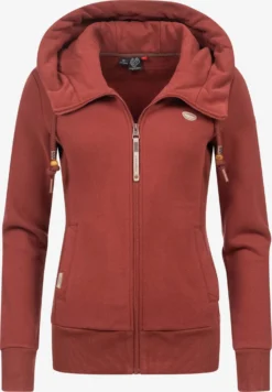 Ragwear Sweatvesten Sweatvest Emer Dames Roestrood