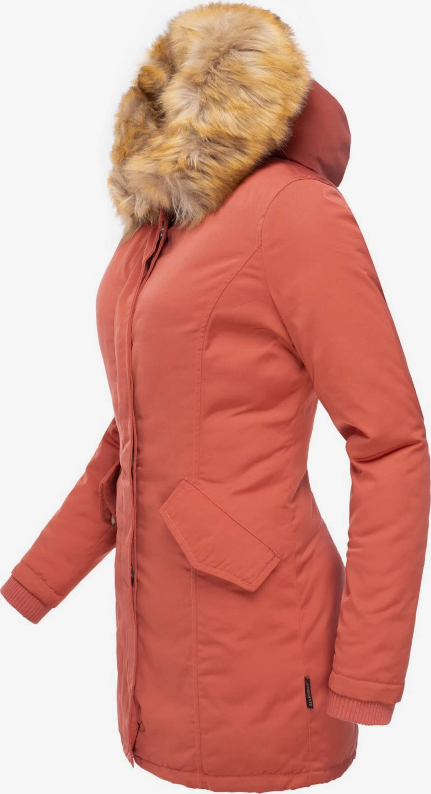 Marikoo Parkas Winterparka Karmaa Dames Zalm Roze 3 Marikoo Parkas Winterparka Karmaa Dames Zalm Roze - Afbeelding 3