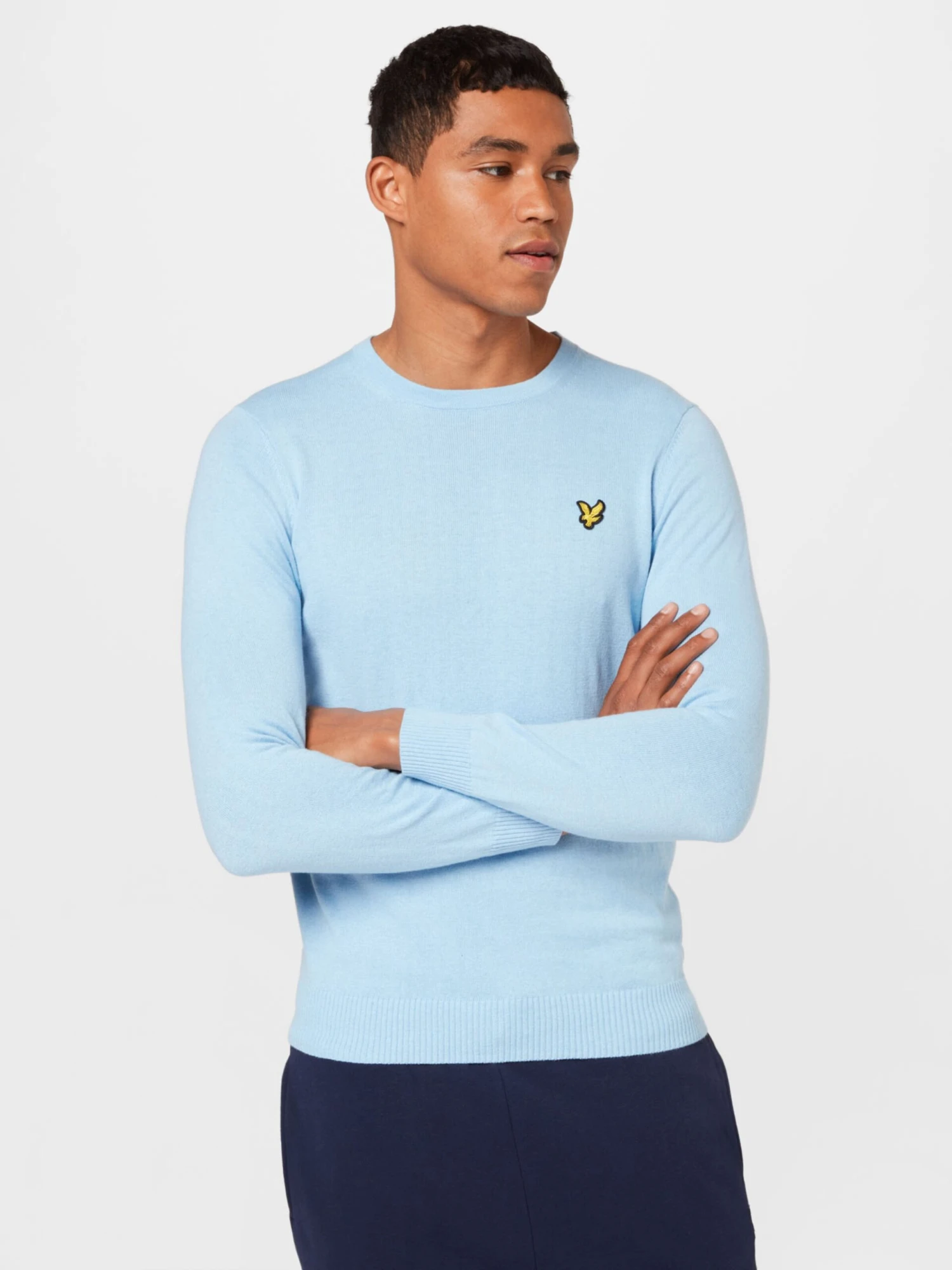 Lyle & Scott Crewneck Truien Trui Heren Lichtblauw 3 Lyle & Scott Crewneck Truien Trui Heren Lichtblauw - Afbeelding 3