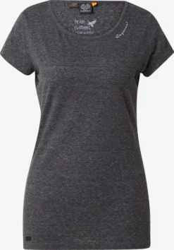 Ragwear T-shirts Shirt MINTT Dames Donkergrijs
