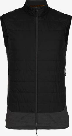 Icebreaker Vesten Sportbodywarmer Loft Heren Zwart