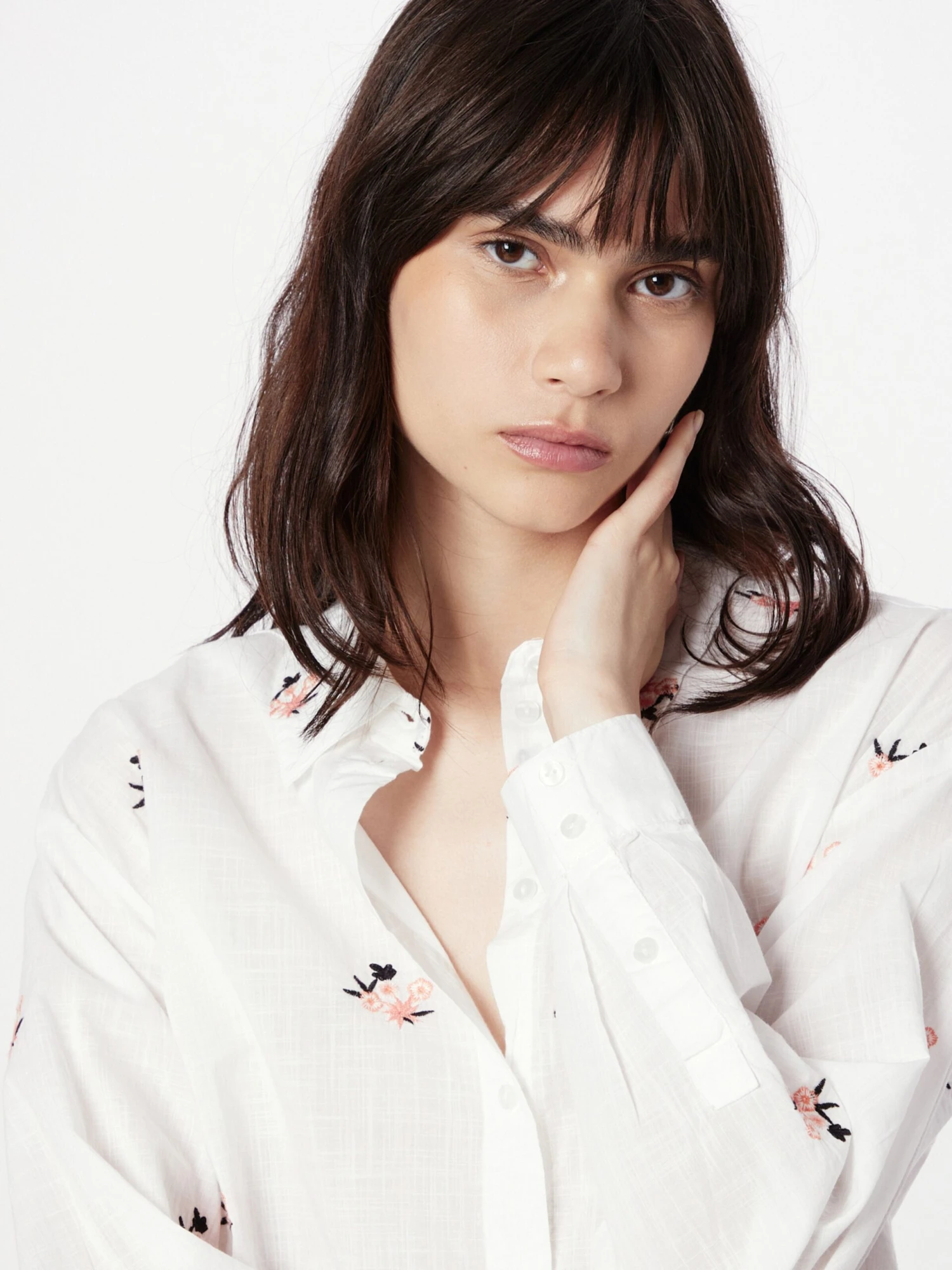 MOSS COPENHAGEN Overhemden Blouse Elvyne Dames Wit 2 MOSS COPENHAGEN Overhemden Blouse Elvyne Dames Wit - Afbeelding 2