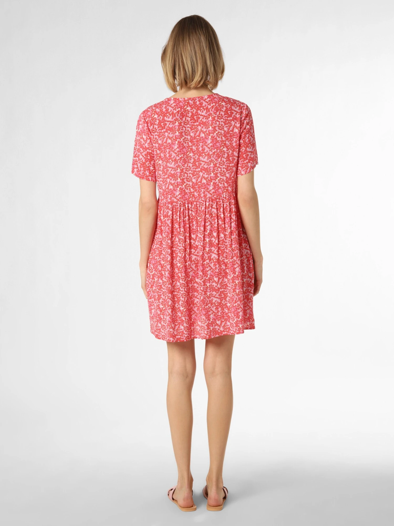 Marie Lund Zomerjurken Zomerjurk Dames Rood 2 Marie Lund Zomerjurken Zomerjurk Dames Rood - Afbeelding 2