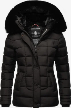 Marikoo Winterjassen Winterjas Qesraa Dames Zwart