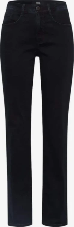 BRAX Straight Regular Jeans Carola Dames Donkerblauw