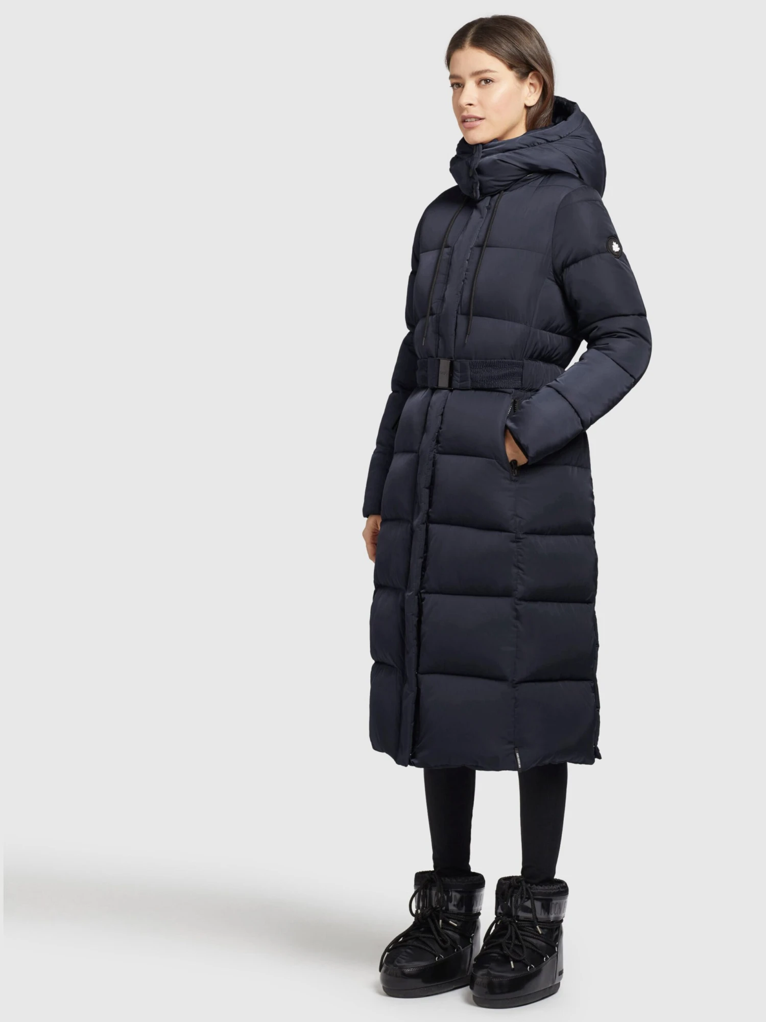 Khujo Wintermantels Wintermantel Dames Nachtblauw 3 Khujo Wintermantels Wintermantel Dames Nachtblauw - Afbeelding 3