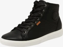 ECCO Hoge Sneakers Sneakers Hoog Dames Zwart