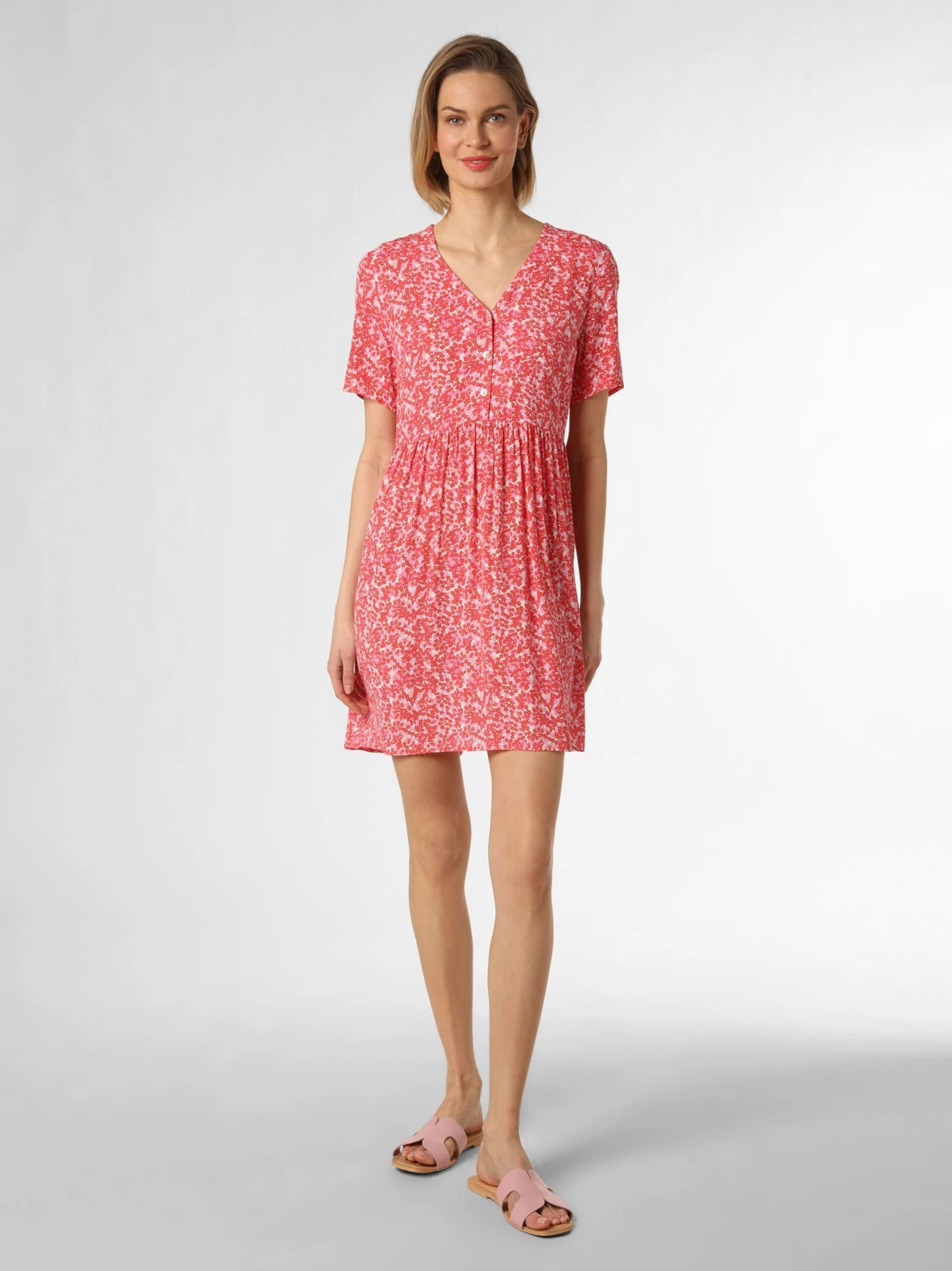 Marie Lund Zomerjurken Zomerjurk Dames Rood 1 Marie Lund Zomerjurken Zomerjurk Dames Rood