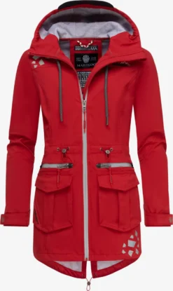 Marikoo Outdoor Jassen Functionele Jas Ulissaa Dames Rood