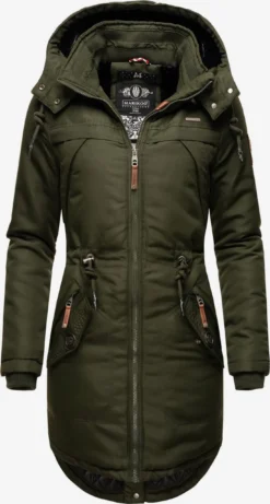 Marikoo Parkas Winterparka Kamii Dames Olijfgroen