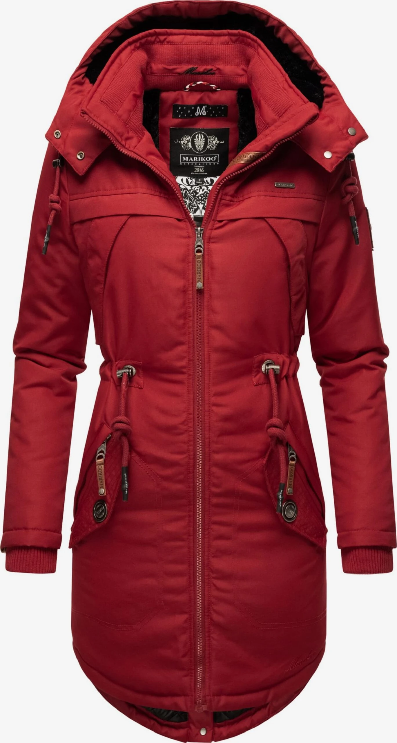 Marikoo Parkas Winterparka Kamii Dames Rood 1 Marikoo Parkas Winterparka Kamii Dames Rood
