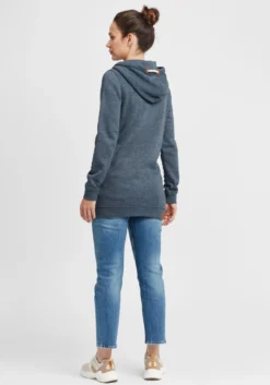 OXMO Sweatvesten Sweatvest Vicky Zip Hood Long Dames Blauw -Kleding Verkoop Winkel d8fe5d7e83610d7ea29a6dac95a18ab3 scaled