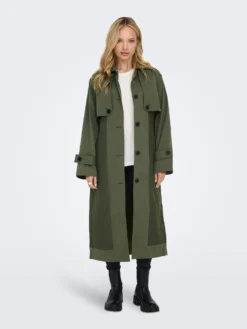 ONLY Trenchcoats Tussenmantel Dames Groen -Kleding Verkoop Winkel db787876d474c1d8069f90f5075171af scaled