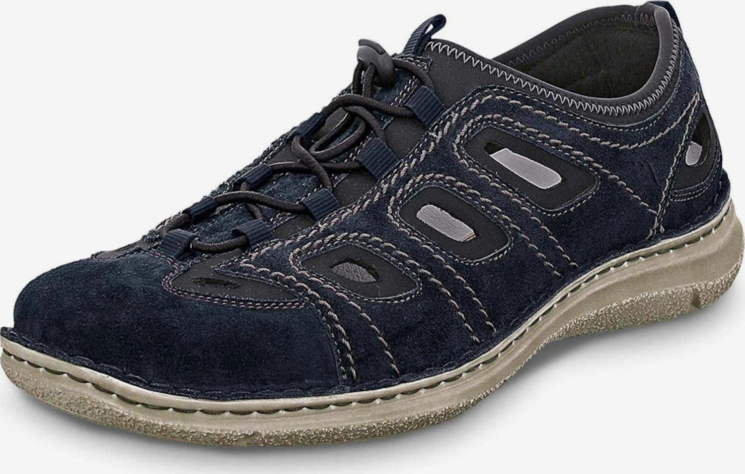 Josef Seibel Casual Veterschoenen Veterschoen Heren Donkerblauw 1 Josef Seibel Casual Veterschoenen Veterschoen Heren Donkerblauw