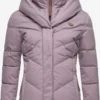 Ragwear Winterjassen Winterjas Natesa Dames Lavendel