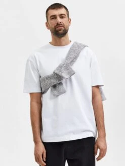 Selected Homme T-shirts Shirt TRUMAN Heren Wit -Kleding Verkoop Winkel e21f9eb15d420954dc23e796a744301a scaled