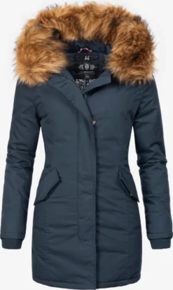 Marikoo Parkas Winterparka Karmaa Dames Donkerblauw