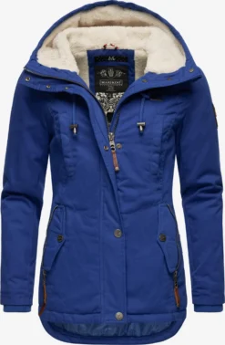 Marikoo Winterjassen Winterjas Bikoo Dames Blauw