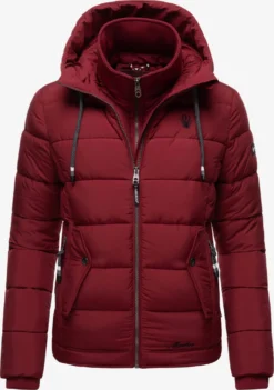 Marikoo Winterjassen Winterjas Taisaa Dames Bloedrood
