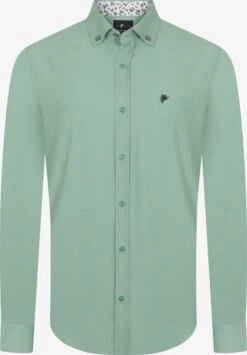 Casual Overhemden Regular Fit Overhemd FYODOR Heren Groen