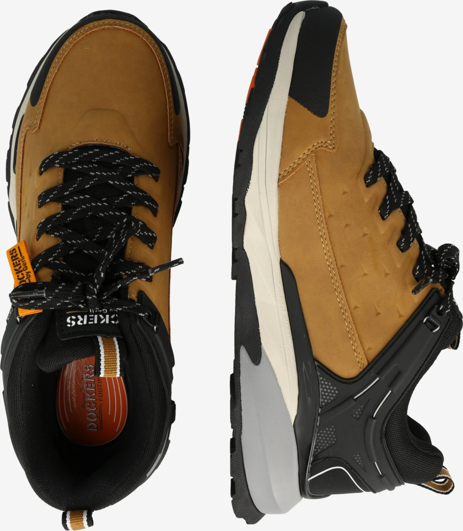 Dockers By Gerli Trending Veterschoen Heren Bruin / Zwart 2 Dockers By Gerli Trending Veterschoen Heren Bruin / Zwart - Afbeelding 2