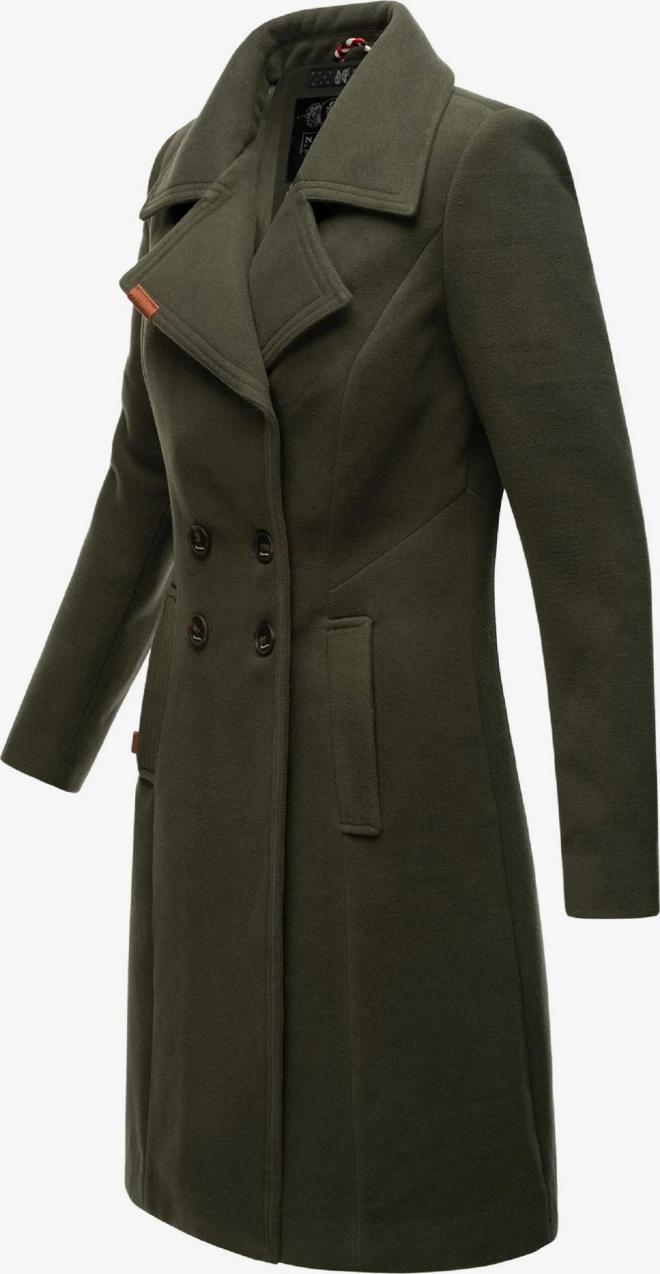 Navahoo Wintermantels Wintermantel Wooly Dames Donkergroen 2 Navahoo Wintermantels Wintermantel Wooly Dames Donkergroen - Afbeelding 2