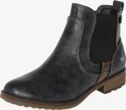Mustang Enkellaarsjes Chelsea Boots Dames Navy