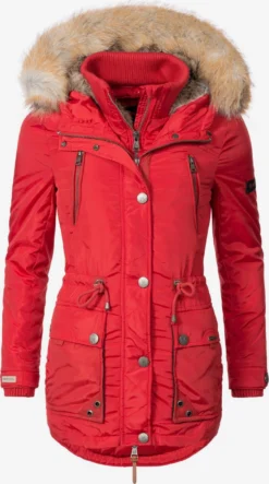Marikoo Parkas Winterparka Grinsekatze Dames Rood -Kleding Verkoop Winkel f60303679228a48ae25b08bed327dde4 scaled