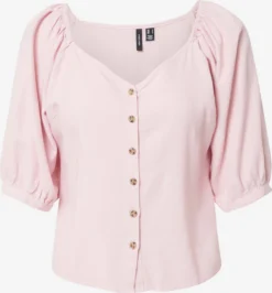 Vero Moda Blouses Met Korte Mouw Blouse VMASTIMILO Dames Rosa