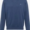 FYNCH-HATTON V-hals Truien Trui Heren Blauw Gemêleerd