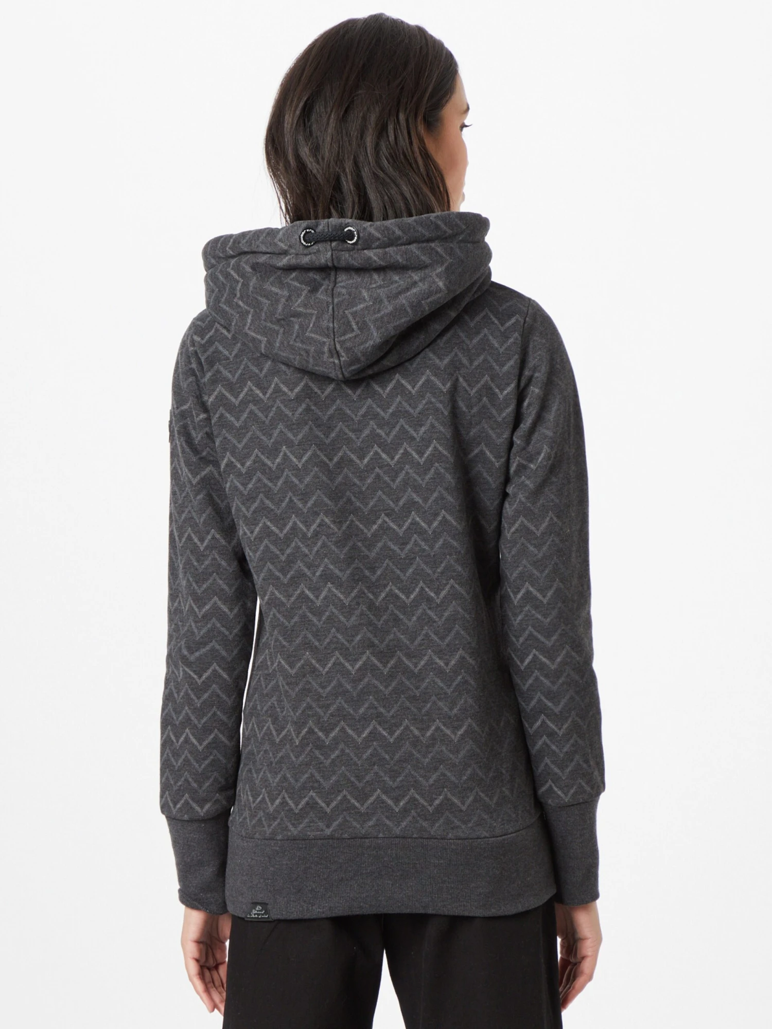 Ragwear Hoodies Sweatshirt GRIPY Dames Zwart 4 Ragwear Hoodies Sweatshirt GRIPY Dames Zwart - Afbeelding 4