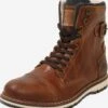Bullboxer Laarzen Veterlaarzen Heren Cognac